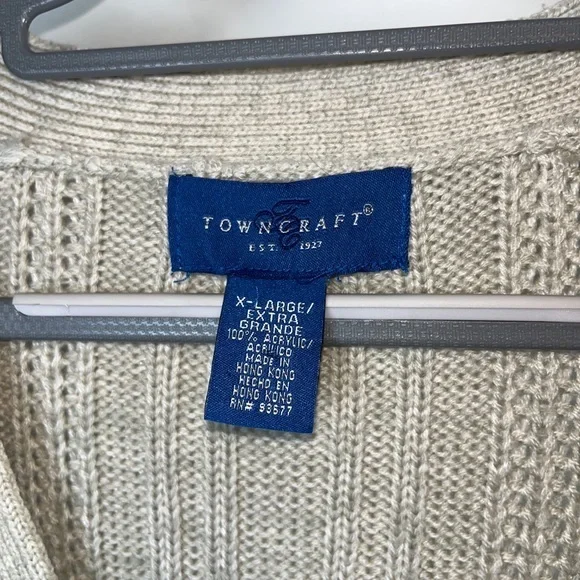 Mens towncraft grampa sweater vest xl‎ - Picture 6 of 6